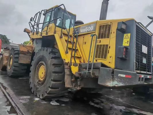Komatsu WA600-6 Pemuat Roda Kecil Yang Digunakan WA500-6 Operasi Keamanan Untuk Pertambangan