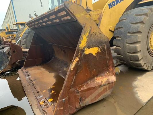 Komatsu WA600-6 Pemuat Roda Kecil Yang Digunakan WA500-6 Operasi Keamanan Untuk Pertambangan