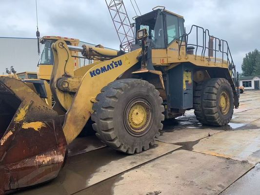 Komatsu WA600-6 Pemuat Roda Kecil Yang Digunakan WA500-6 Operasi Keamanan Untuk Pertambangan