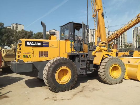Jepang WA380-3 Bekas Komatsu Wheel Loader tahan lama Perbaikan mudah