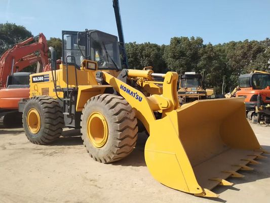 Jepang WA380-3 Bekas Komatsu Wheel Loader tahan lama Perbaikan mudah