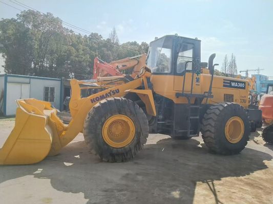 Jepang WA380-3 Bekas Komatsu Wheel Loader tahan lama Perbaikan mudah