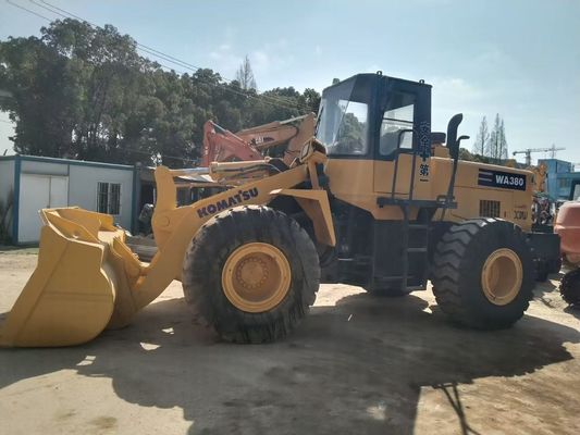 Jepang WA380-3 Bekas Komatsu Wheel Loader tahan lama Perbaikan mudah
