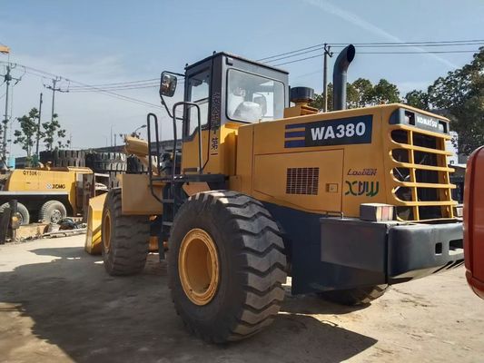 Jepang WA380-3 Bekas Komatsu Wheel Loader tahan lama Perbaikan mudah