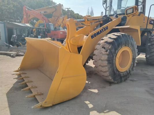 Jepang WA380-3 Bekas Komatsu Wheel Loader tahan lama Perbaikan mudah
