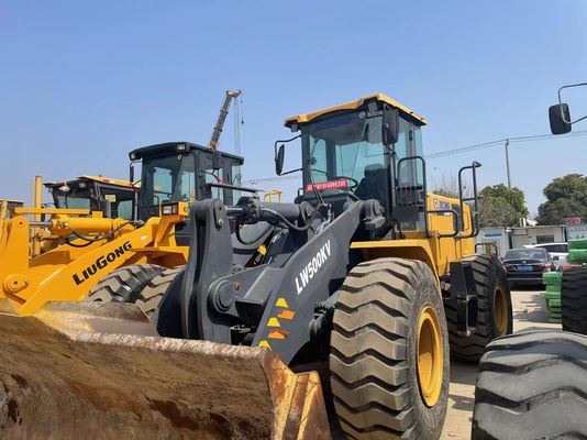 Tahun 2022 XCMG LW500KV second hand wheel loader 5 ton untuk situs konstruksi