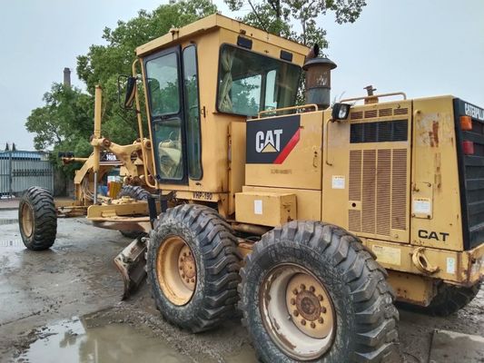 Original AS 140K Digunakan CAT Motor Grader Produktivitas Tinggi Efisiensi Bahan Bakar