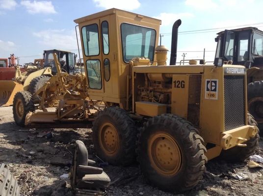 Heavy Duty 12G Digunakan Caterpillar Motor Grader Pengurangan Kebisingan Operasi Mudah