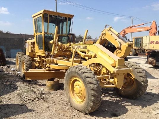 Heavy Duty 12G Digunakan Caterpillar Motor Grader Pengurangan Kebisingan Operasi Mudah