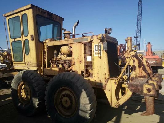 Heavy Duty 12G Digunakan Caterpillar Motor Grader Pengurangan Kebisingan Operasi Mudah