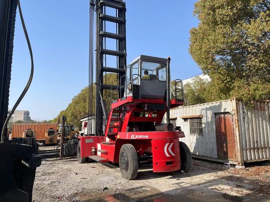 2018 Tahun Kalamr DCE80-45E7 Truk forklift bekas Efisiensi bahan bakar Kecepatan tinggi