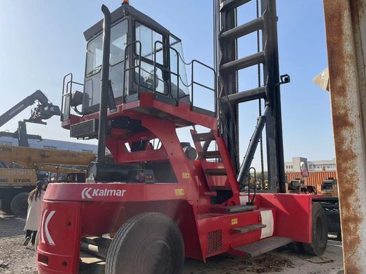 2018 Tahun Kalamr DCE80-45E7 Truk forklift bekas Efisiensi bahan bakar Kecepatan tinggi