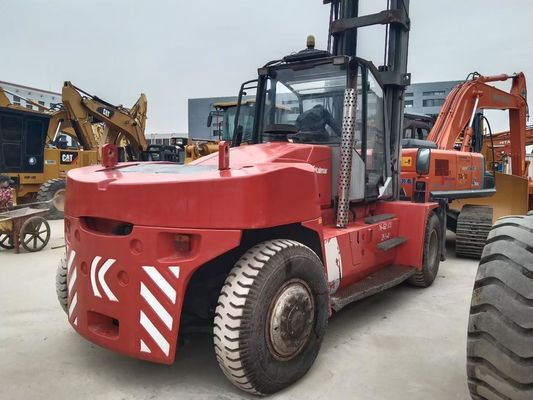 16 Ton Kalamr DCE160-12 Truk Fork Lift bekas Efisiensi tinggi Kebisingan rendah