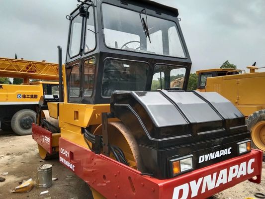 Dynapac CC421 Roller Jalan Digunakan Double Drum Road Roller Produktivitas Tinggi Swedia