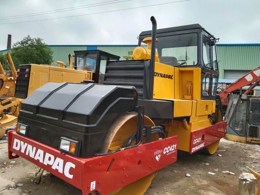 Dynapac CC421 Roller Jalan Digunakan Double Drum Road Roller Produktivitas Tinggi Swedia