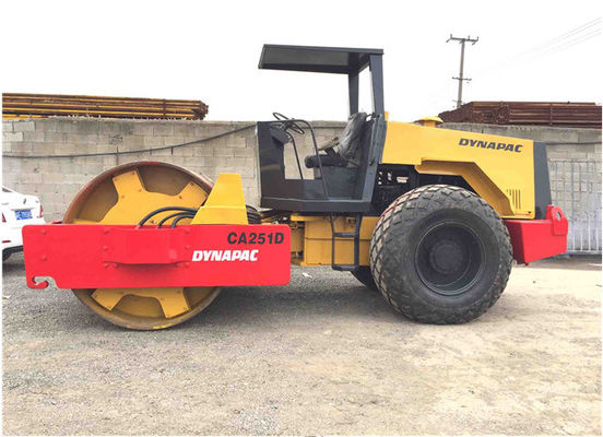 CA251D Vibratory Smooth Drum Digunakan Dynapac Roller Dengan Kekuatan Tinggi