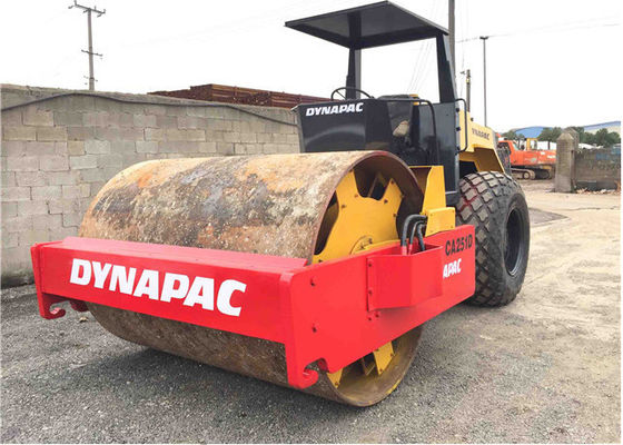 CA251D Vibratory Smooth Drum Digunakan Dynapac Roller Dengan Kekuatan Tinggi