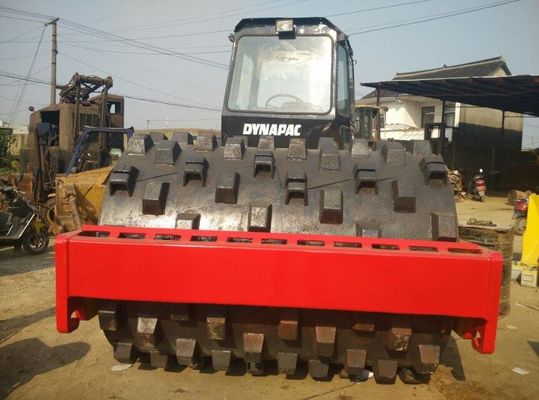 Digunakan CA25 Dynapac Single Drum Roller Stabil Operasi Dengan Kaki Domba