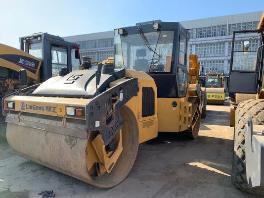 Digunakan Liugong CLG6212 Double Drum Compactor Mudah Operasi Low Downtime