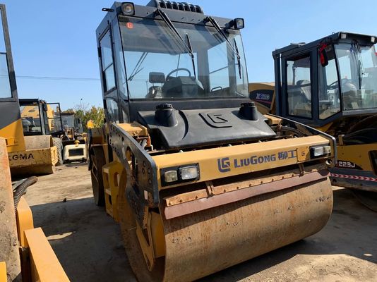 Digunakan Liugong CLG6212 Double Drum Compactor Mudah Operasi Low Downtime