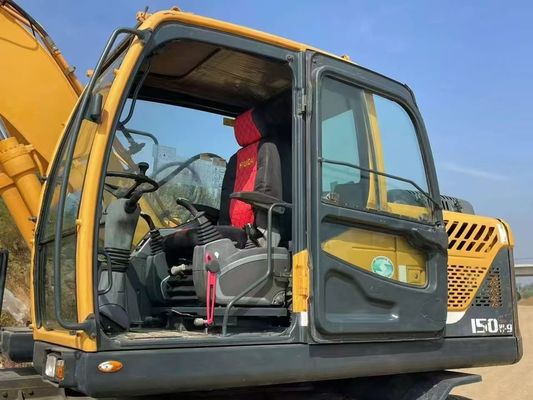 Hyundai R150W-9 Digunakan Excavator Roda 2015 Presisi Tinggi Untuk Bangunan