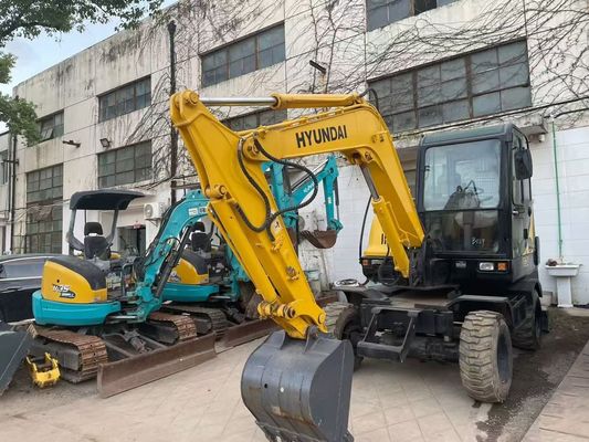 Digunakan R60W-7 Mini Hyundai Roda Excavator Stabil Dan Efisiensi Tinggi