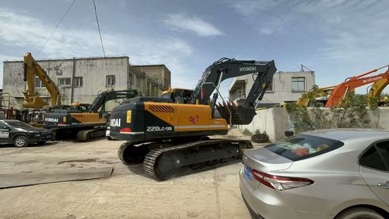 2021 Tahun Digunakan Hyundai R220LC-9S Excavator Dalam kondisi sangat baik/ Digunakan Hyundai Crawler Excavator Untuk Dijual