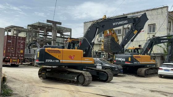 2021 Tahun Digunakan Hyundai R220LC-9S Excavator Dalam kondisi sangat baik/ Digunakan Hyundai Crawler Excavator Untuk Dijual
