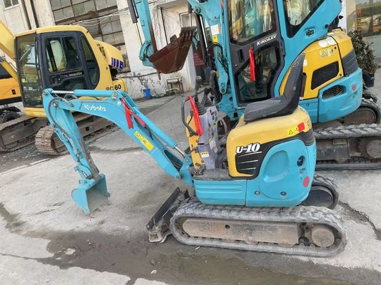 Kubota U10-3 Mini Digunakan Excavator Indoor Bekerja Mesin Excavator Second Hand