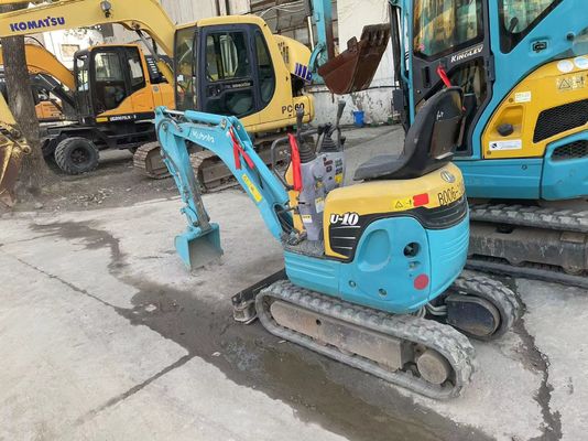 Kubota U10-3 Mini Digunakan Excavator Indoor Bekerja Mesin Excavator Second Hand