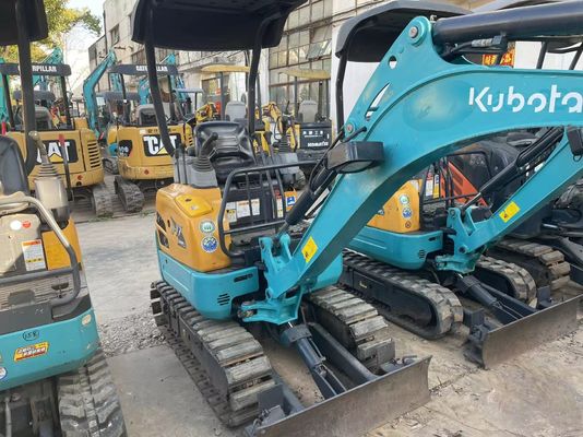 Warna Asli Digunakan Kobelco Excavator U17 Efisiensi Tinggi Untuk Bekerja Di Dalam Ruang