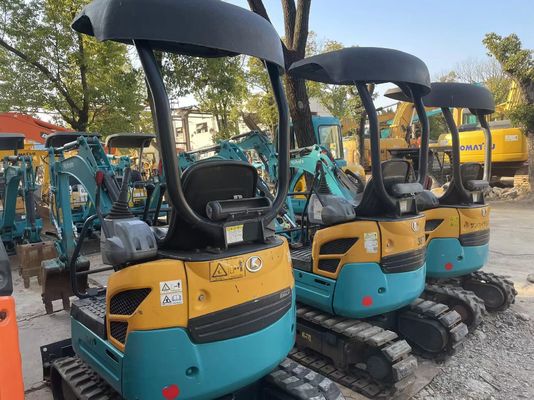 Warna Asli Digunakan Kobelco Excavator U17 Efisiensi Tinggi Untuk Bekerja Di Dalam Ruang