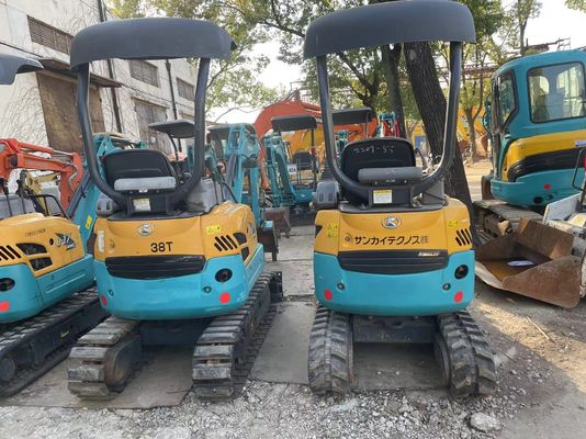 Warna Asli Digunakan Kobelco Excavator U17 Efisiensi Tinggi Untuk Bekerja Di Dalam Ruang