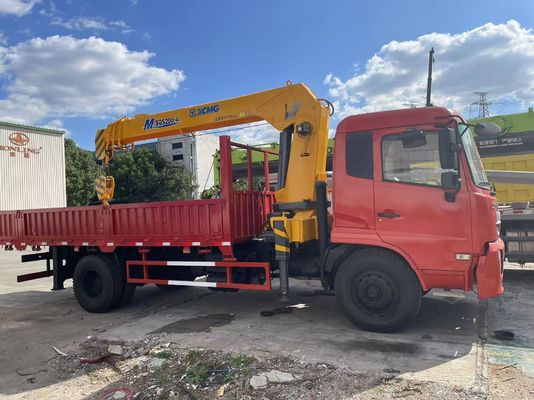 8 Ton XCMG SQS200-4 Truk Dipasang Crane Digunakan Dengan Truk DongFeng Tahun 2019