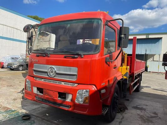 8 Ton XCMG SQS200-4 Truk Dipasang Crane Digunakan Dengan Truk DongFeng Tahun 2019