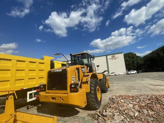 CAT 950H Pemuat Roda Bekas Situs Konstruksi Pemuat Depan yang Digunakan di Afrika