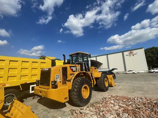 CAT 950H Pemuat Roda Bekas Situs Konstruksi Pemuat Depan yang Digunakan di Afrika