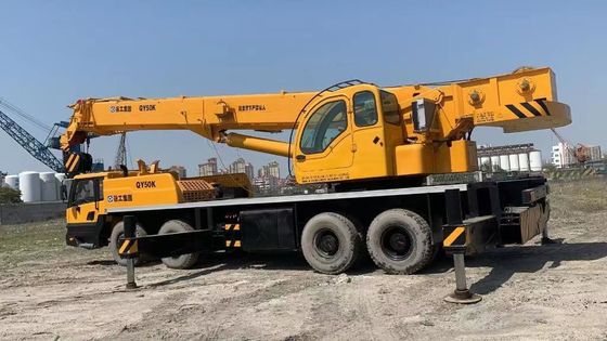 XCMG QY50K-II 50 Ton Truk bekas Crane Kapasitas tinggi Truk boom bekas