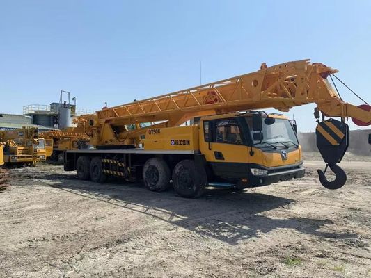 XCMG QY50K-II 50 Ton Truk bekas Crane Kapasitas tinggi Truk boom bekas