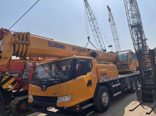 2021 Tahun Digunakan Truk Crane XCMG QY25K5F Operasi Keamanan 25 Ton Mobile Crane