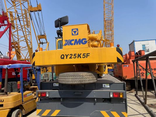2021 Tahun Digunakan Truk Crane XCMG QY25K5F Operasi Keamanan 25 Ton Mobile Crane