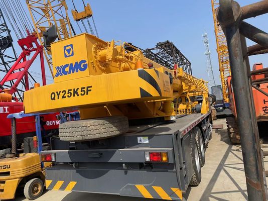 2021 Tahun Digunakan Truk Crane XCMG QY25K5F Operasi Keamanan 25 Ton Mobile Crane