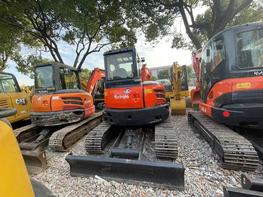 Cat ulang warna digunakan Kubota KX163-5 Mini Crawler Excavator Dalam kondisi yang sangat baik/Kubota excavator dengan mesin EPA dan swing arm