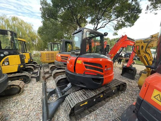 Cat ulang warna digunakan Kubota KX163-5 Mini Crawler Excavator Dalam kondisi yang sangat baik/Kubota excavator dengan mesin EPA dan swing arm
