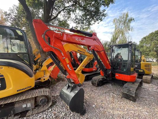 Cat ulang warna digunakan Kubota KX163-5 Mini Crawler Excavator Dalam kondisi yang sangat baik/Kubota excavator dengan mesin EPA dan swing arm