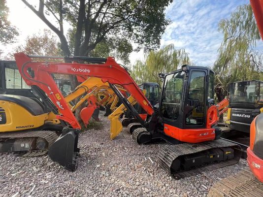 Cat ulang warna digunakan Kubota KX163-5 Mini Crawler Excavator Dalam kondisi yang sangat baik/Kubota excavator dengan mesin EPA dan swing arm