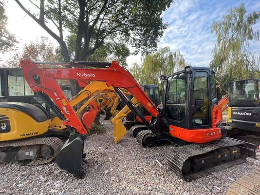 Cat ulang warna digunakan Kubota KX163-5 Mini Crawler Excavator Dalam kondisi yang sangat baik/Kubota excavator dengan mesin EPA dan swing arm