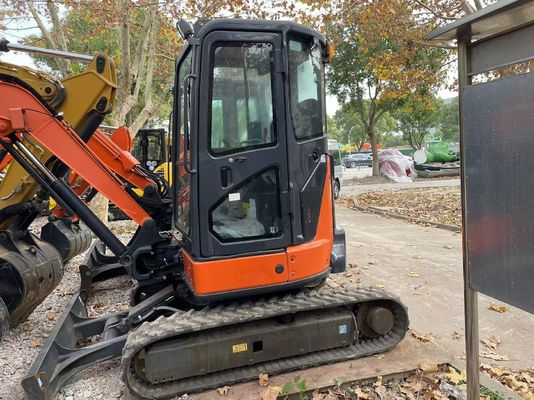 Original Jepang Digunakan Hitachi ZX35U-5N Mini Excavator Dalam kondisi yang sangat baik/ Digunakan Jepang Mini Excavator Dengan Swing Arm Dan Mesin EPA