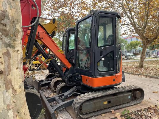 Original Jepang Digunakan Hitachi ZX35U-5N Mini Excavator Dalam kondisi yang sangat baik/ Digunakan Jepang Mini Excavator Dengan Swing Arm Dan Mesin EPA
