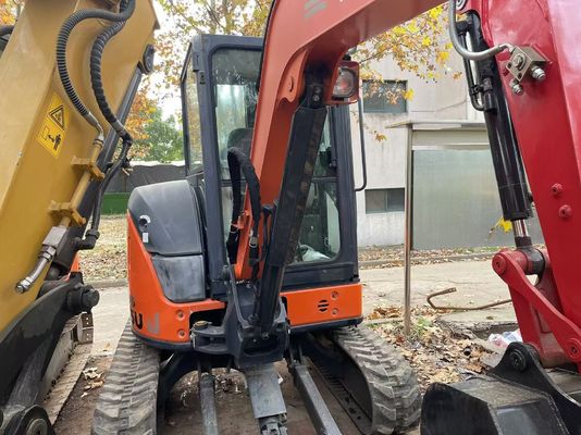 Original Jepang Digunakan Hitachi ZX35U-5N Mini Excavator Dalam kondisi yang sangat baik/ Digunakan Jepang Mini Excavator Dengan Swing Arm Dan Mesin EPA